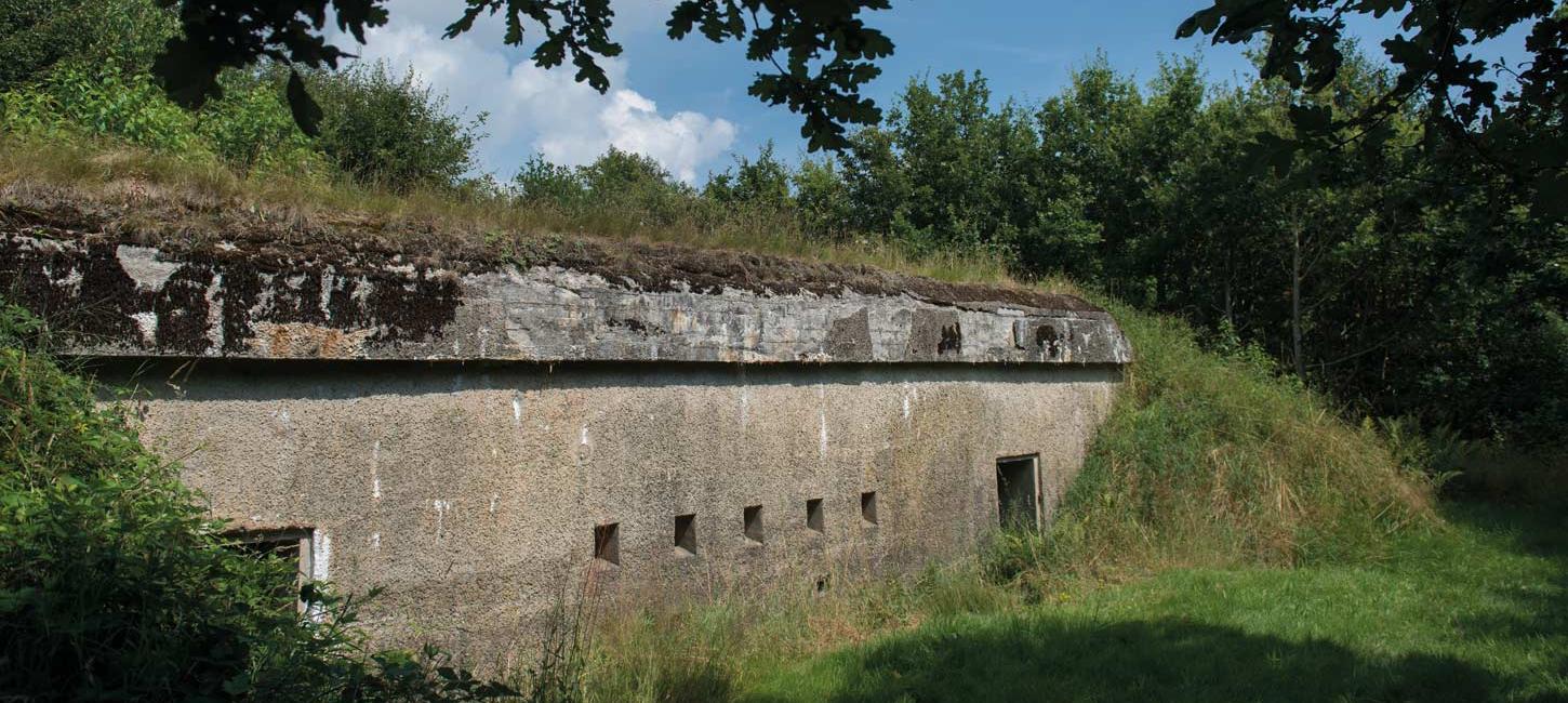 Andholm Batteri - intact bunker in Defence Line North