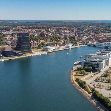 Sønderborg deles af Als Sund