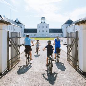 Cykeludflugt for familien til Graasten Slot