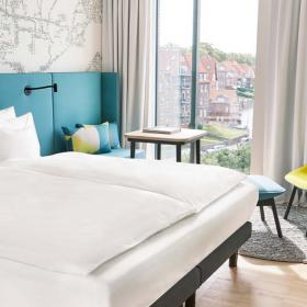 Hotelværelse på Alsik med udsigt over Sønderborg