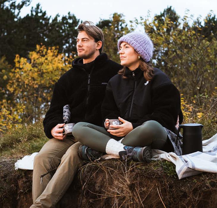 Par i den sønderjyske efterårsnatur